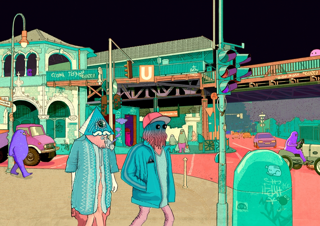 U- Bahnhof Schlesisches Tor, Berlin Kreuzberg – Freie Arbeit